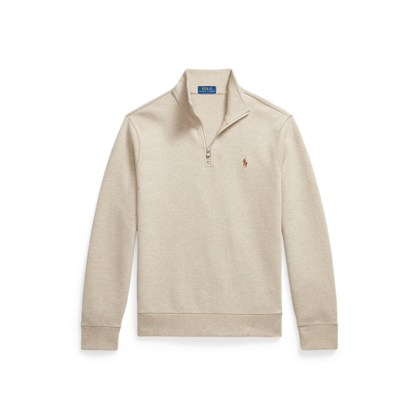 Double-Knit Quarter-Zip Pullover Polo Ralph Lauren 1