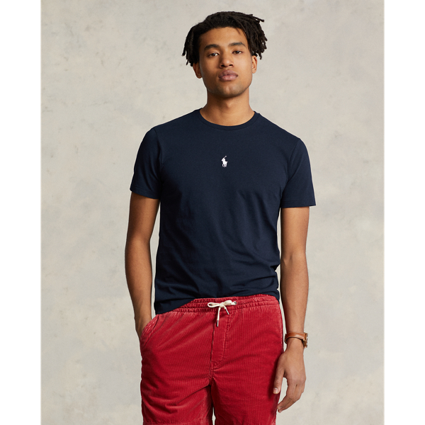Polo ralph lauren custom slim fit crew neck t shirt best sale