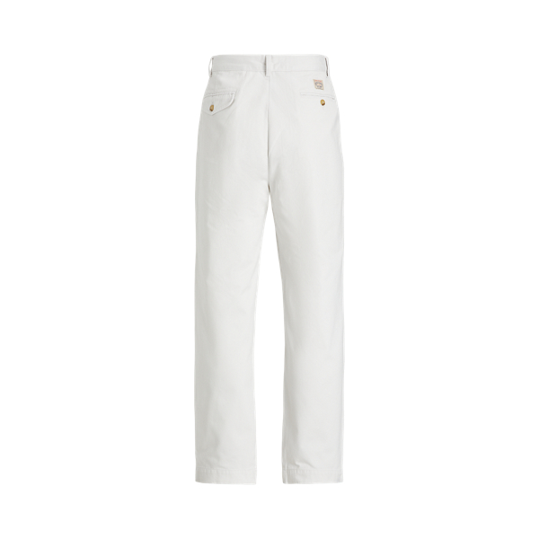 Relaxed-Fit Chinohose mit Falten Polo Ralph Lauren in Deckbeizen-Wei&szlig; 2