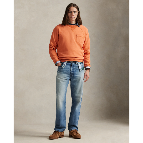 Garment-Dyed Fleece Sweatshirt