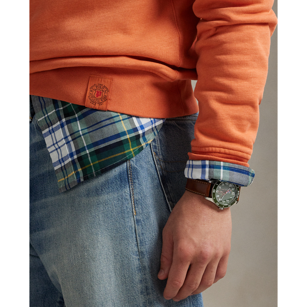 Garment-Dyed Fleece Sweatshirt