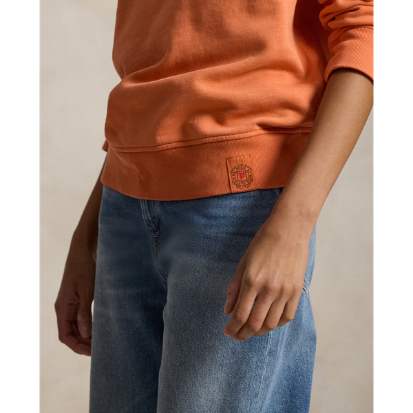 ガーメントダイド フリース スウェットシャツ | ラルフ ローレン公式