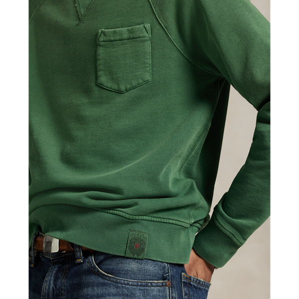 Garment-Dyed Fleece Sweatshirt