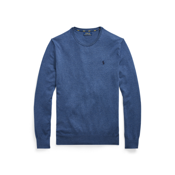 Slim Fit Cotton Crewneck Jumper