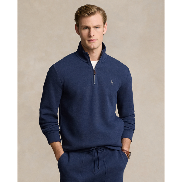 Black ralph lauren half zip sweater best sale