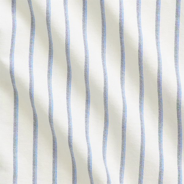 White Blue Multi Slim Fit Striped Oxford Shirt Polo Ralph Lauren 8