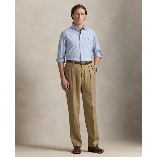 Slim Fit Striped Oxford Shirt