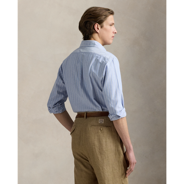 Slim Fit Striped Oxford Shirt