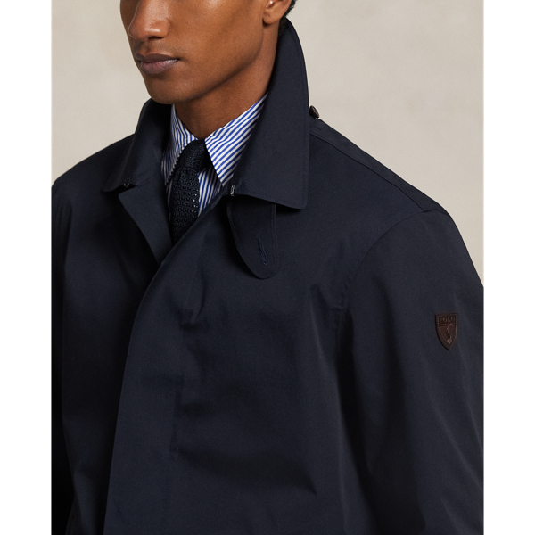 Water-Repellent Hooded Walking Coat
