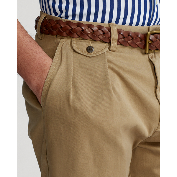 19 cm Relaxed Fit Pleated Chino Short