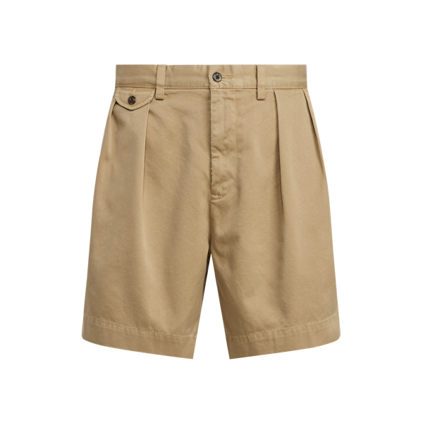 19 cm Relaxed Fit Pleated Chino Short