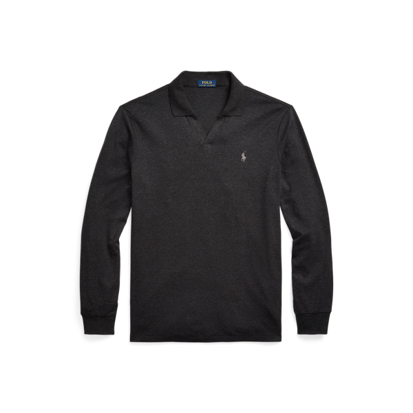 Ralph lauren polo long sleeve black on sale