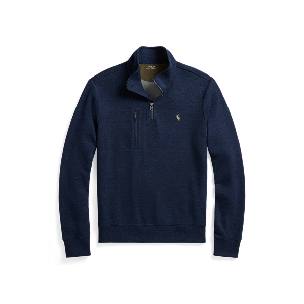 Crest Fleece Collared Sweatshirt