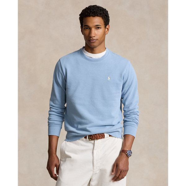 Channel Blue Loopback Fleece Sweatshirt Polo Ralph Lauren for fall 1