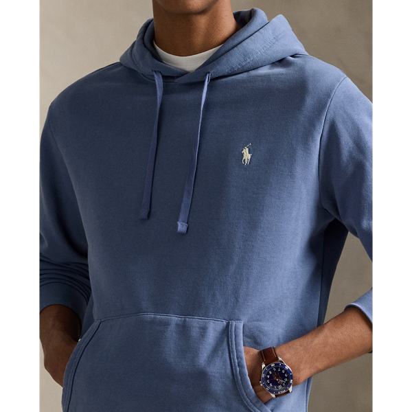 Kapuzenpullover aus Loopback-Fleece Polo Ralph Lauren in Capri-Blau 6