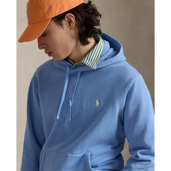 Bristol Blue Loopback Fleece Hoodie Polo Ralph Lauren for fall 6