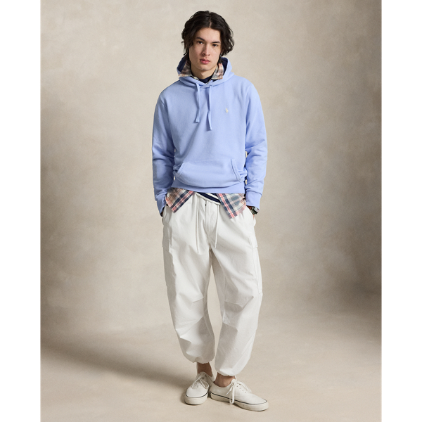 Kapuzenpullover aus Loopback-Fleece Polo Ralph Lauren in Kieselsteinblau 4