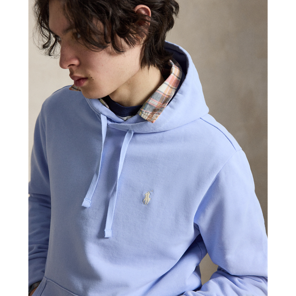 Kapuzenpullover aus Loopback-Fleece Polo Ralph Lauren in Kieselsteinblau 6