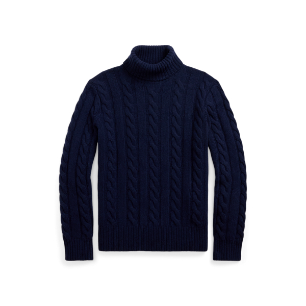 Cable-Knit Wool-Cashmere Sweater