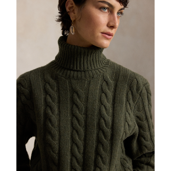 Cable-Knit Wool-Cashmere Sweater
