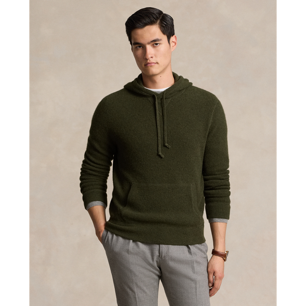 Men s Green Hooded Sweaters Ralph Lauren