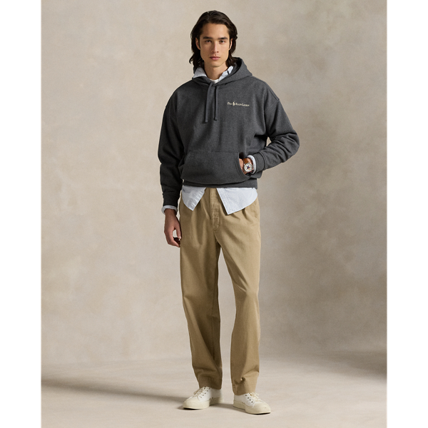 Relaxed Fit Logo Fleece Hoodie