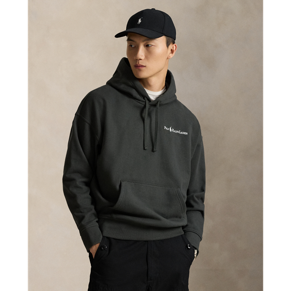 Relaxed Fit Logo Fleece Hoodie