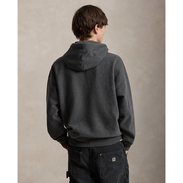 Relaxed Fit Logo Fleece Hoodie