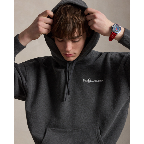 Relaxed Fit Logo Fleece Hoodie