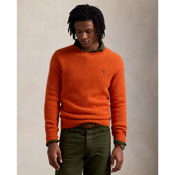 Orange ralph lauren jumper hotsell