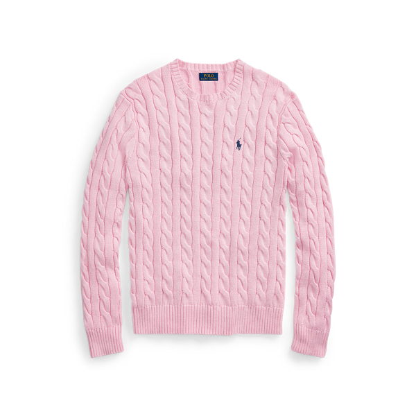 Polo ralph lauren cable cotton knit jumper clearance