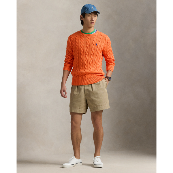 Baumwollpullover mit Zopfmuster Polo Ralph Lauren in Fr&uuml;hlings-Melone 4