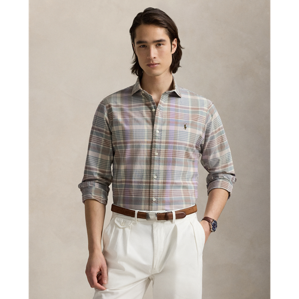 Custom-Fit Tattersall-Oxfordhemd 