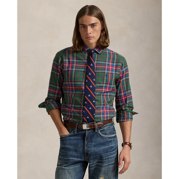 Polo ralph lauren classic fit plaid twill shirt hotsell