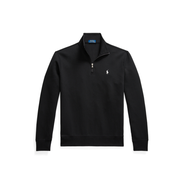 Ralph lauren double knit quarter zip sweatshirt sale