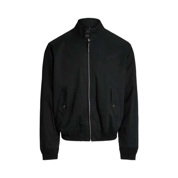 Polo ralph lauren black bomber jacket hotsell