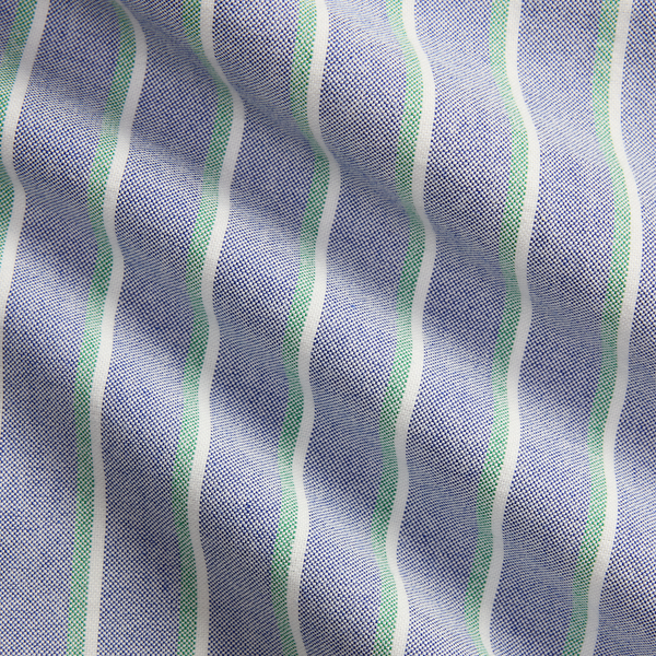 Navy Green Multi Classic Fit Striped Oxford Shirt Polo Ralph Lauren 7