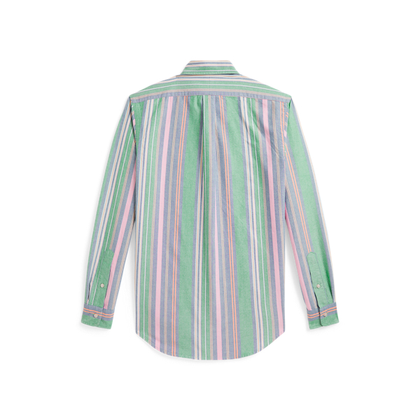 Classic Fit Striped Oxford Shirt