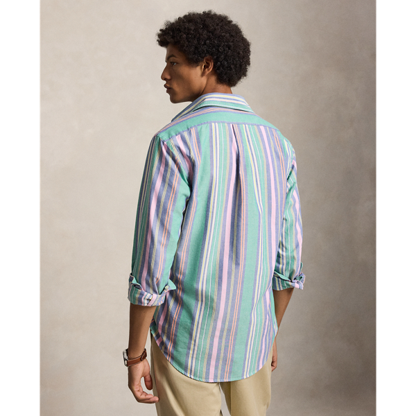 Classic Fit Striped Oxford Shirt