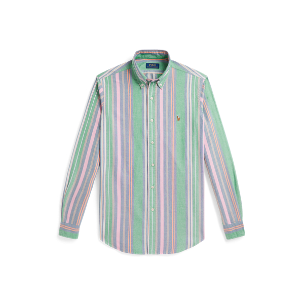 Classic Fit Striped Oxford Shirt