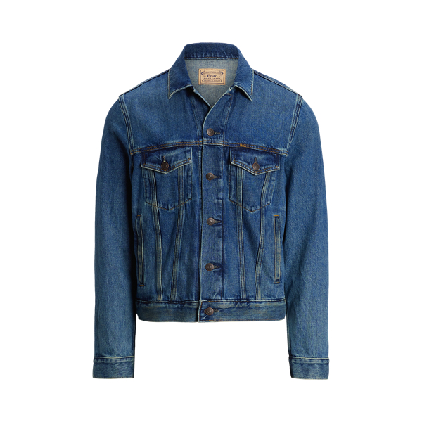 Flag Denim Trucker Jacket for Men Ralph Lauren UK