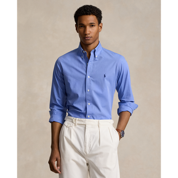 Chemise ralph lauren deals homme bleu