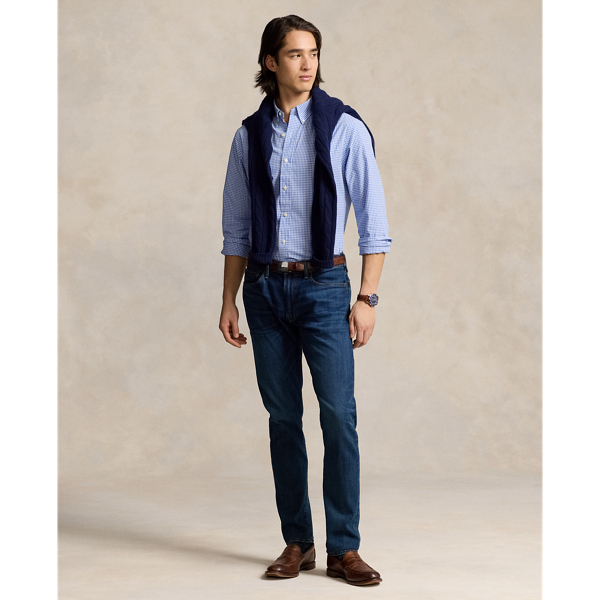 Custom Fit Stretch Poplin Shirt
