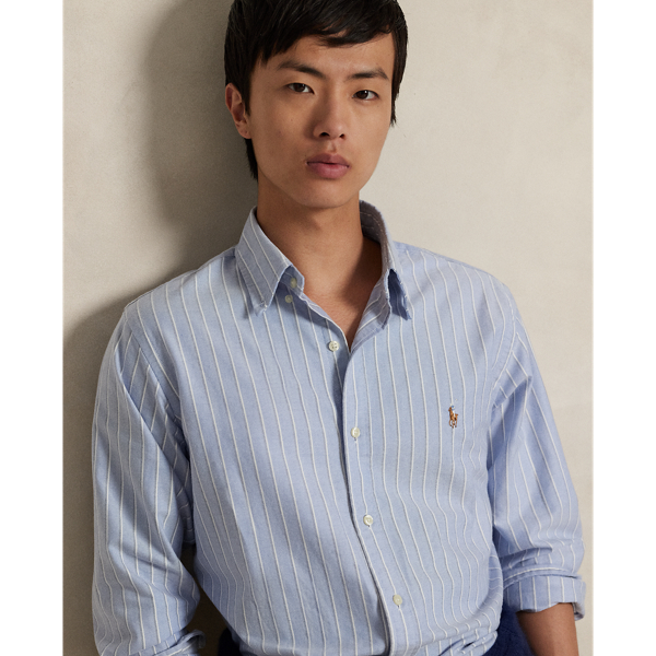 Custom Fit Striped Oxford Shirt