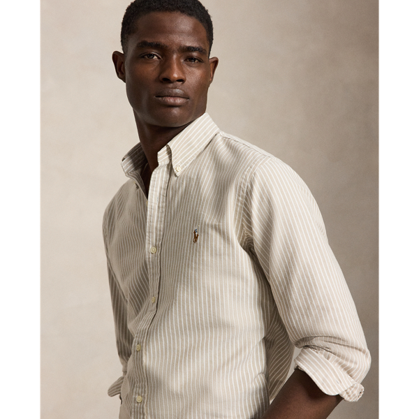 Custom Fit Striped Oxford Shirt