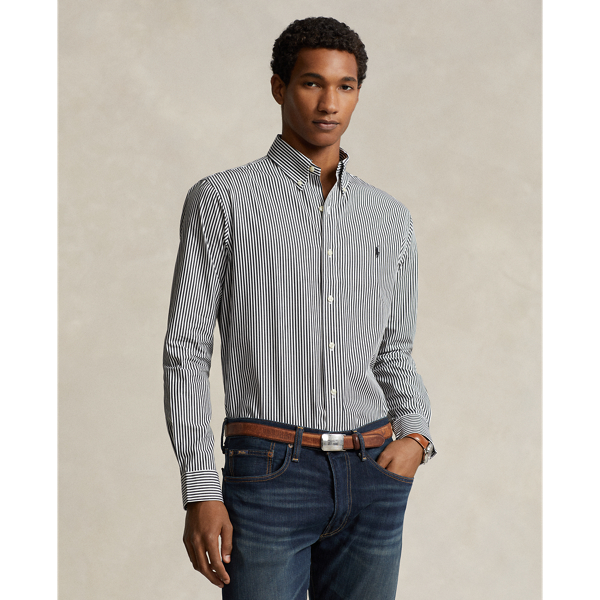 Black ralph lauren button up best sale