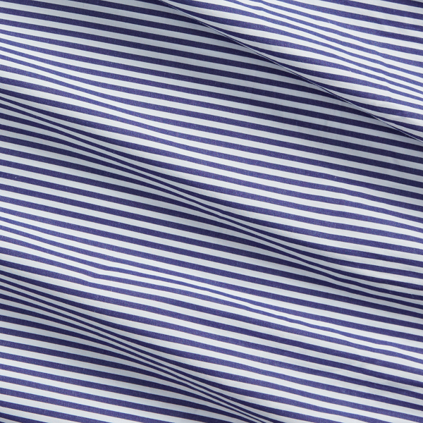 Navy/White Slim Fit Striped Stretch Poplin Shirt Polo Ralph Lauren 7