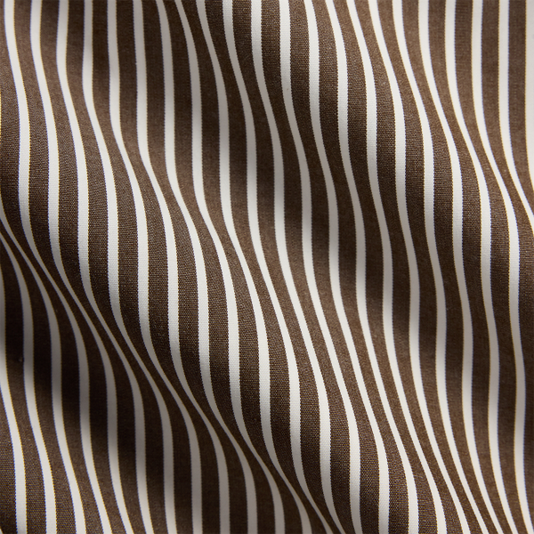 Slim Fit Striped Stretch Poplin Shirt