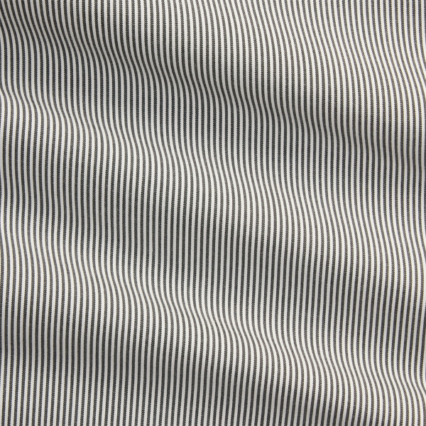 Gestreiftes Slim-Fit Hemd aus Popeline