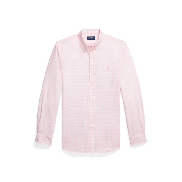 Slim Fit Gingham Stretch Poplin Shirt Polo Ralph Lauren 1